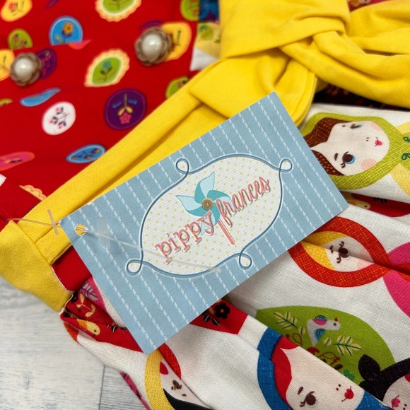 Pippy Francis Small Batch Nesting Doll Print Eva Dress Girls 4T - Picture 6 of 8